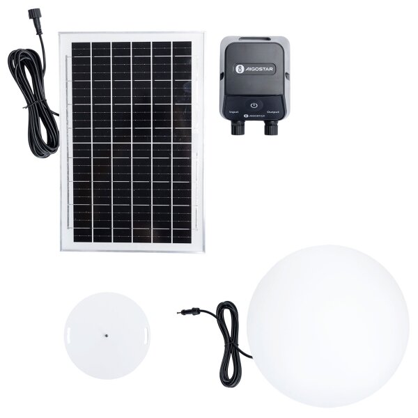 Aigostar - Lampada LED RGB dimmerabile da esterno MESH 35W/3,7V 4000mAh 2700-6500K IP65 diam. 50 cm