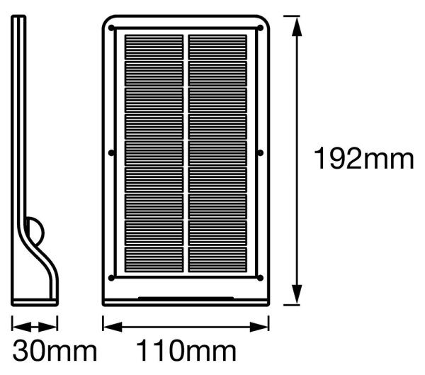 Osram - Applique solare a LED con sensore DOORLED LED/3W/3,3V IP44