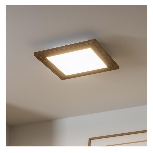 Brilagi - Plafoniera LED SLIMFRAME WOOD LED/25W/230V 34x34 cm marrone