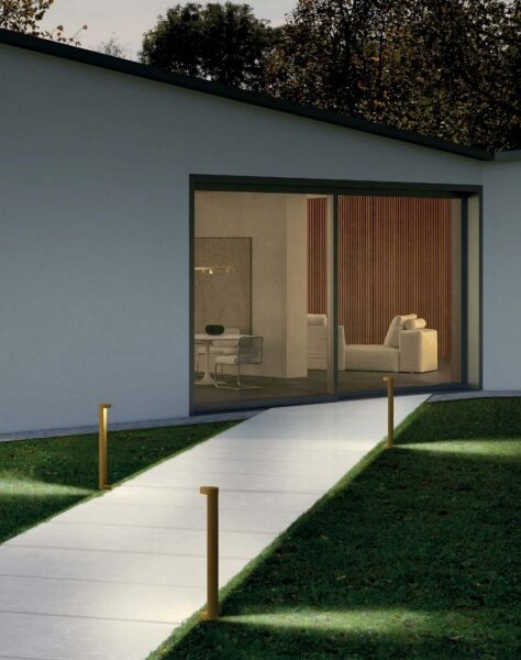 Redo 90366 - Lampada LED da esterno ZEUS LED/11,5W/230V 3000K 75 cm IP54 marrone