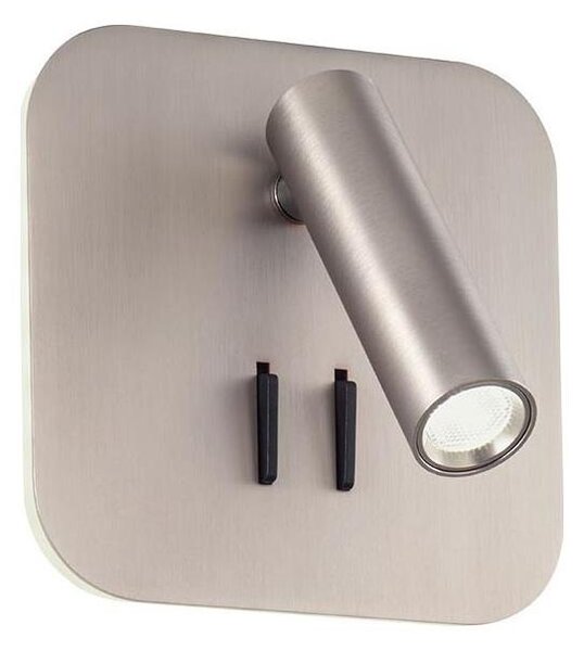 Redo 01-2978 - Lampada da parete LED QUDA LED/6W/230V + LED/3W CRI 90 cromata