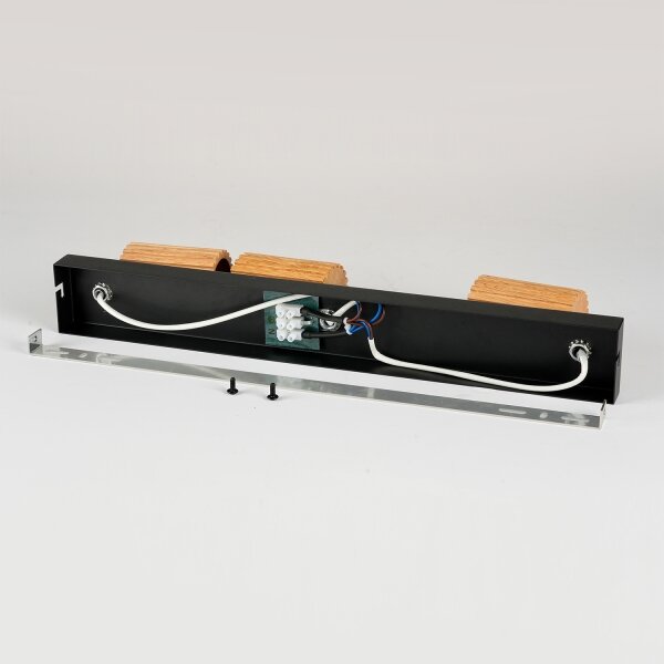 Brilagi - Faretto MODERN WOOD 3xGU10/8W/230V legno/nero