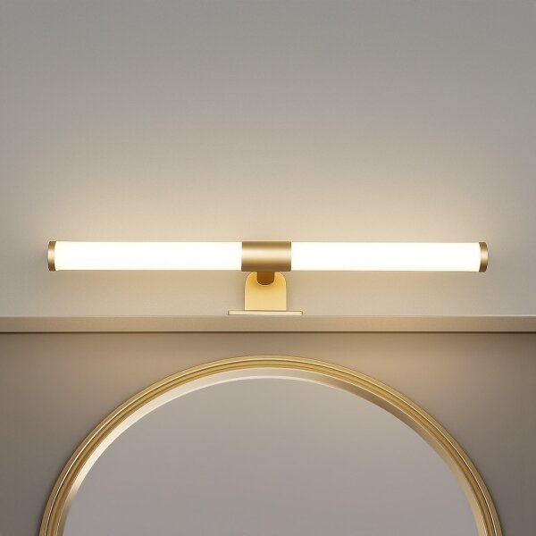 Lampada LED 2 in 1 per specchio da bagno APA LED/6W/230V 40 cm IP44 dorata