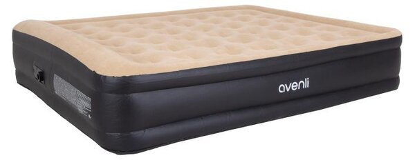 Avenli 24042 Materasso gonfiabile con pompa integrata 203 x 157 x 47 cm, beige
