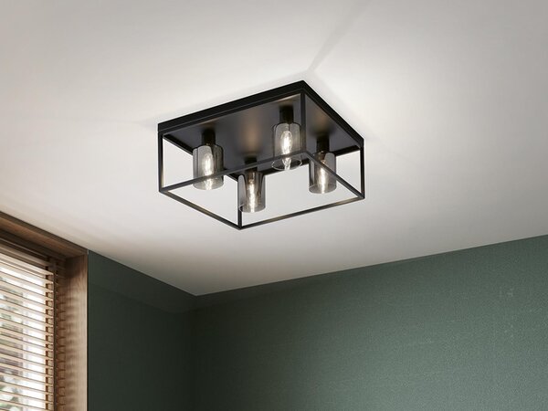 Lampada da soffitto Honsel Iska a quattro luci