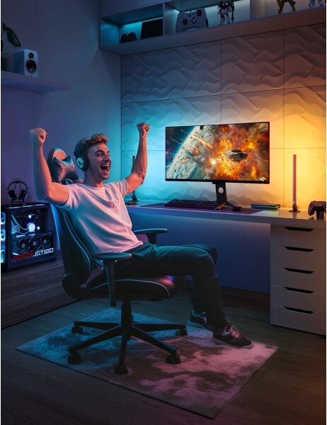 Govee - AI Sync Box Kit 2 Smart kit di illuminazione per PC 27-34" + pannelli LED Wi-Fi