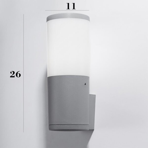 Applique esterno top light loano apgr e27 led resina - Top Light