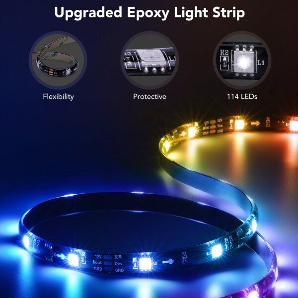 Govee - Retroilluminazione SMART LED per TV 40-50" RGBIC Wi-Fi