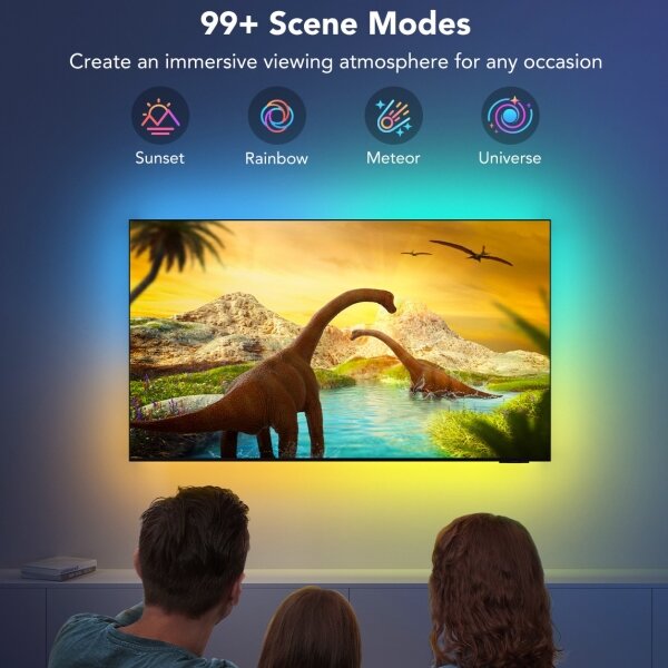 Govee - Retroilluminazione SMART LED per TV 40-50" RGBIC Wi-Fi