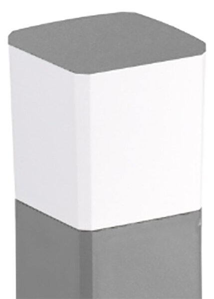 Lampioncino esterno top light como pa50 grigio e27 led resina - Top Light