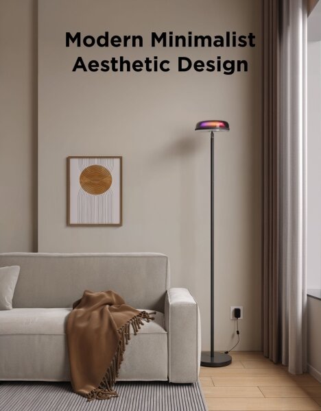 Govee-LED RGBICWW Lampada da terra dimmerabile UPLIGHTER MATTER LED/24W/230V Wi-Fi