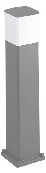 Lampioncino esterno top light como pa80 grigio e27 led resina - Top Light