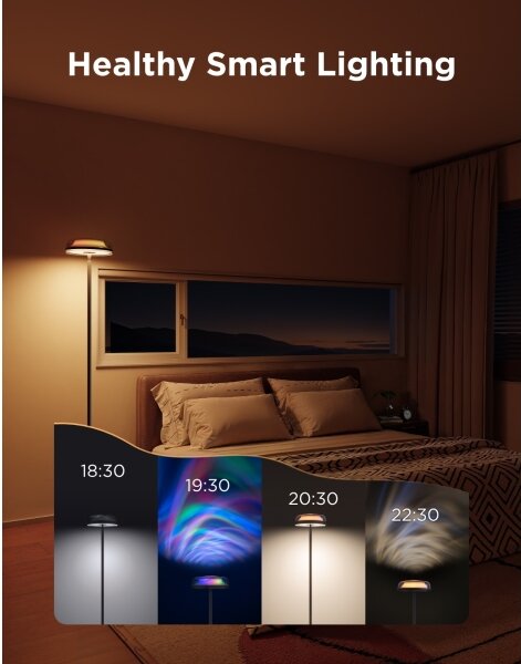Govee-LED RGBICWW Lampada da terra dimmerabile UPLIGHTER MATTER LED/24W/230V Wi-Fi