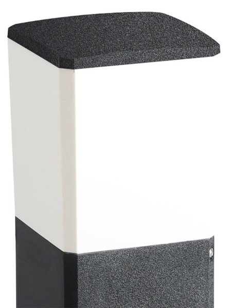 Lampioncino esterno top light como pa80 nero e27 led resina - Top Light