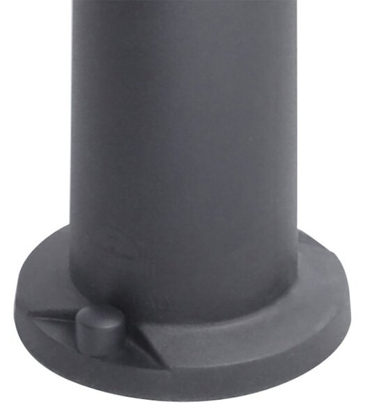 Lampioncino esterno top light loano pa80 nero e27 led resina - Top Light