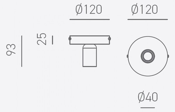 Plafoniera classica gea luce point gsop03 e27 led lampada soffitto parete - Gea Luce