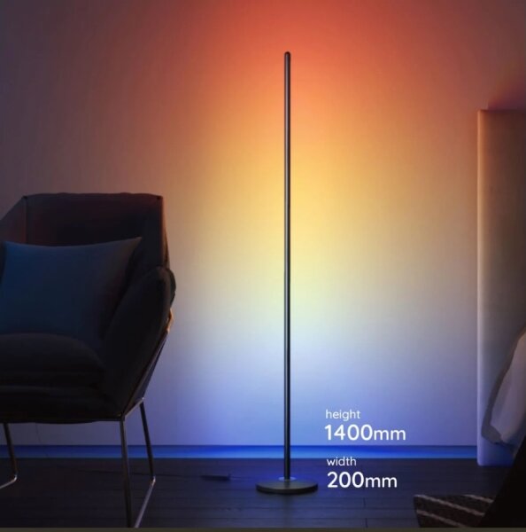 Govee - Lampada da terra dimmerabile LED RGBW LITE MATTER LED/24W/230V Wi-Fi
