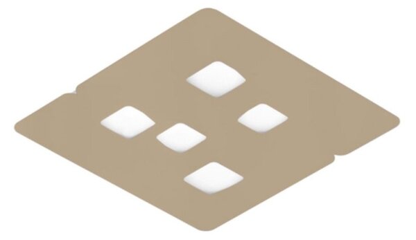 Plafoniera moderna gea luce giselle pm fgipt2 gx53 led alluminio metacrilato - Gea Luce