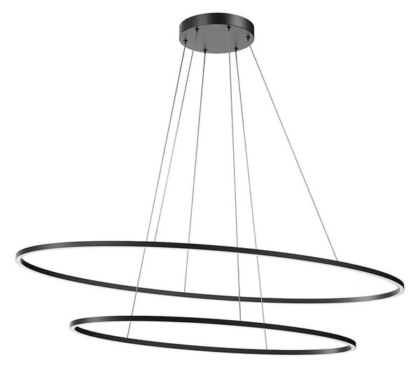 Redo 01-3343 - Lampadario sospeso dimmerabile a cavo LEO LED/115W/230V nero