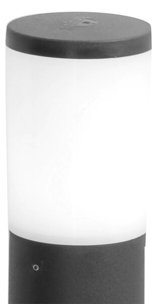 Lampioncino esterno top light loano pa80 nero e27 led resina - Top Light