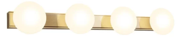 Redo 01-4310 - Plafoniera LED da soffitto per bagno OVUM 4xLED/5W/230V IP44 ottone