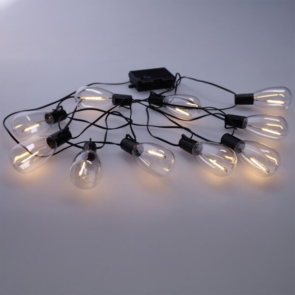 Brilagi - Ghirlanda LED da esterno 10xLED/3xAA 3,2 m IP44 bianco caldo