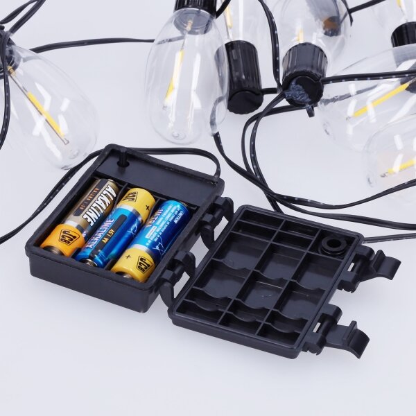 Brilagi - Ghirlanda LED da esterno 10xLED/3xAA 3,2 m IP44 bianco caldo
