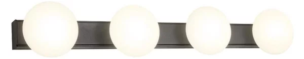 Redo 01-4311 - Plafoniera LED per bagno OVUM 4xLED/5W/230V IP44, nero