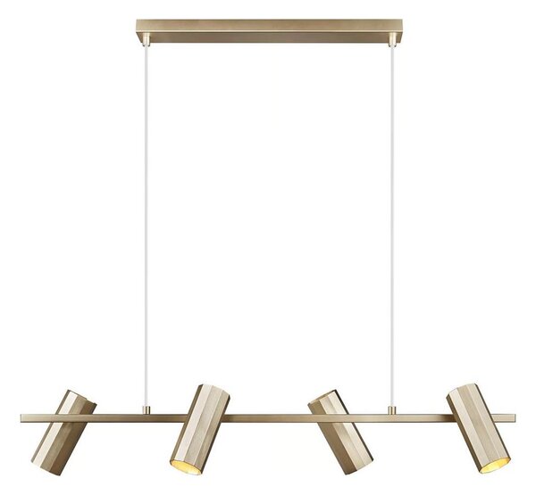 Nordlux - Lampadario a sospensione su cavo ALANIS 4xGU10/15W/230V ottone