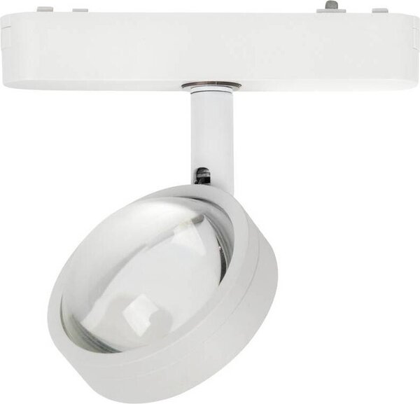 Lindby Faretto LED 48 V Lumaro, bianco, Ø 7,3 cm, alluminio, dimmerabile