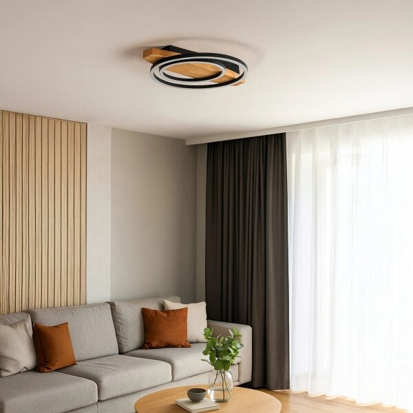 Plafoniera LED MELISA LED/28W/230V 30x40 cm pino