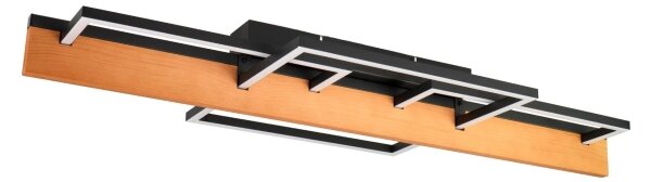 Plafoniera LED LARYSA LED/35W/230V 35x90 cm, finitura pino