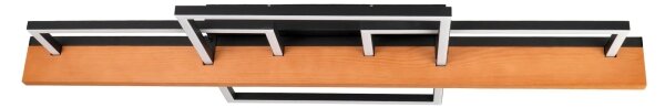 Plafoniera LED LARYSA LED/35W/230V 35x90 cm, finitura pino