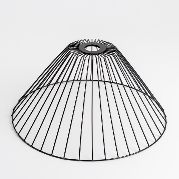 Brilagi - Plafoniera LED CERIA WIRE 1xE27/40W/230V diam. 45 cm nera