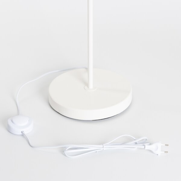 Brilagi - Lampada da terra LED CERIA 1xE27/40W/230V diam. 20,5 cm grigio/bianco
