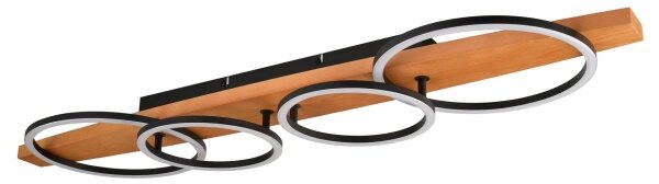 Plafoniera LED MELISA LED/35W/230V 26,5x95 cm finitura pino