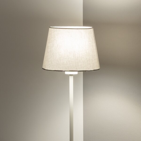 Brilagi - Lampada da terra LED CERIA 1xE27/40W/230V diam. 20,5 cm grigio/bianco