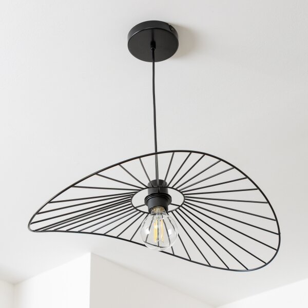 Brilagi - Lampadario LED su cavo CERIA WIRE 1xE27/40W/230V 40x56 cm nero