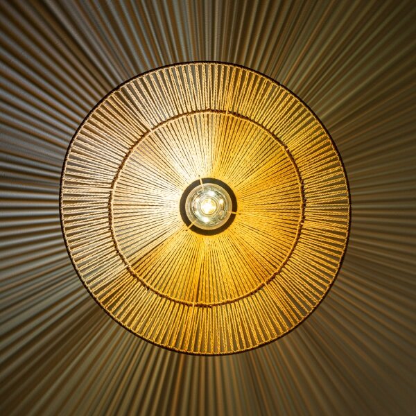 Brilagi - Plafoniera LED CERIA BOHO 1xE27/40W/230V diametro 50 cm marrone