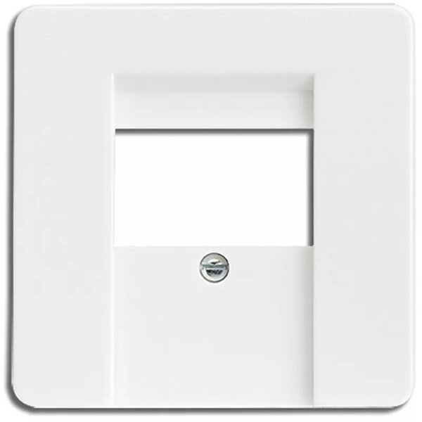 Piastra centrale Elso per presa TAE a 3 vie FASHION/RIVA/SCALA bianco puro 226014
