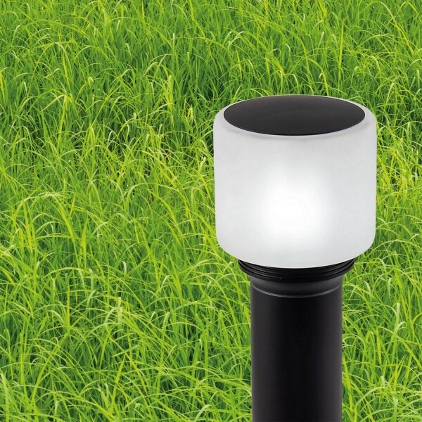 Lampada da esterno MADRID 1xE27/12W/230V 80 cm IP44 nera