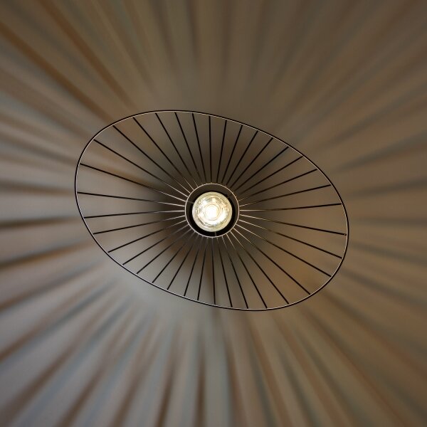 Brilagi - Lampadario LED su cavo CERIA WIRE 1xE27/40W/230V 40x56 cm nero