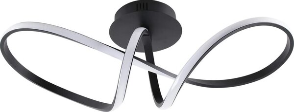 Plafoniera FLAVIA LED/33W/230V 24x61 cm nera