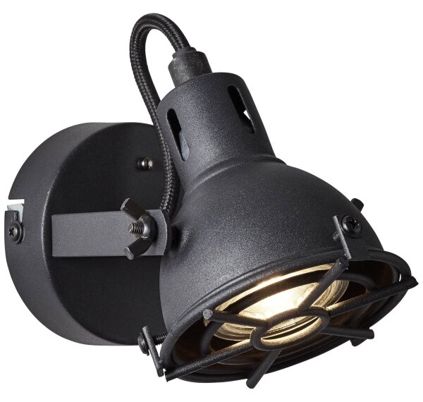 Brilliant - Faretto da parete orientabile JESPER 1xGU10/5W/230V nero