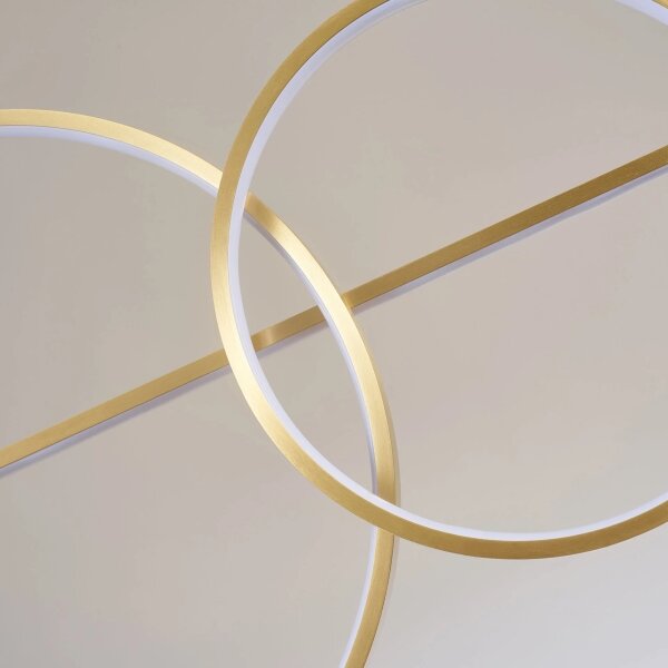 Lampadario LED a cavo LAURA LED/42W/230V dorato