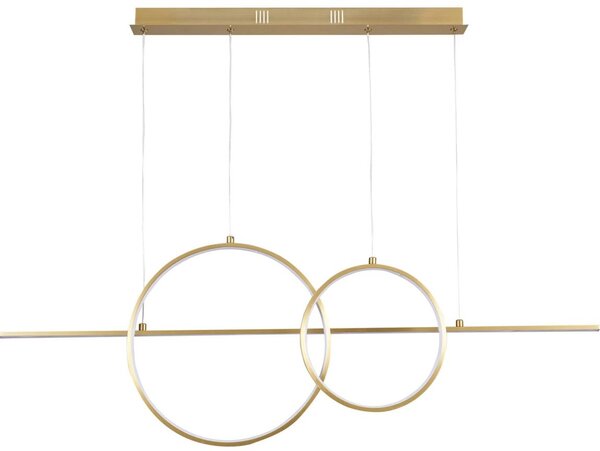Lampadario LED a cavo LAURA LED/42W/230V dorato