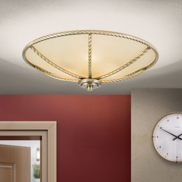Orion - Plafoniera MAURO 3xE27/60W/230V diam. 42 cm bronzo
