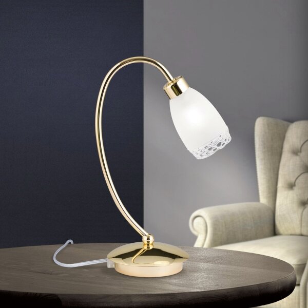 Orion - Lampada da tavolo CARLA 1xG9/28W/230V dorata