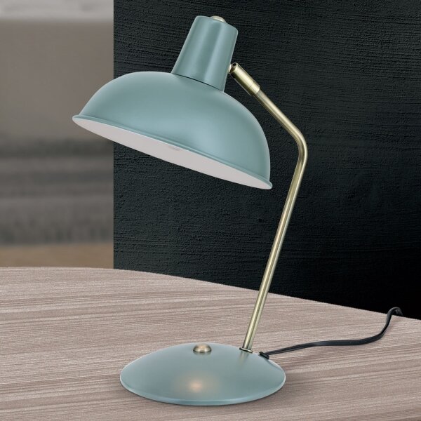 Orion - Lampada da tavolo FEDRA 1xE14/40W/230V menta/ottone