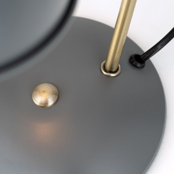 Orion - Lampada da tavolo FEDRA 1xE14/40W/230V grigio/ottone